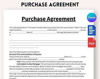 Modelo de Contrato de Compra e Venda Imprimível, Contrato de Compra e Venda Editável, Contrato de Venda, Contrato de Compra de Imóvel.