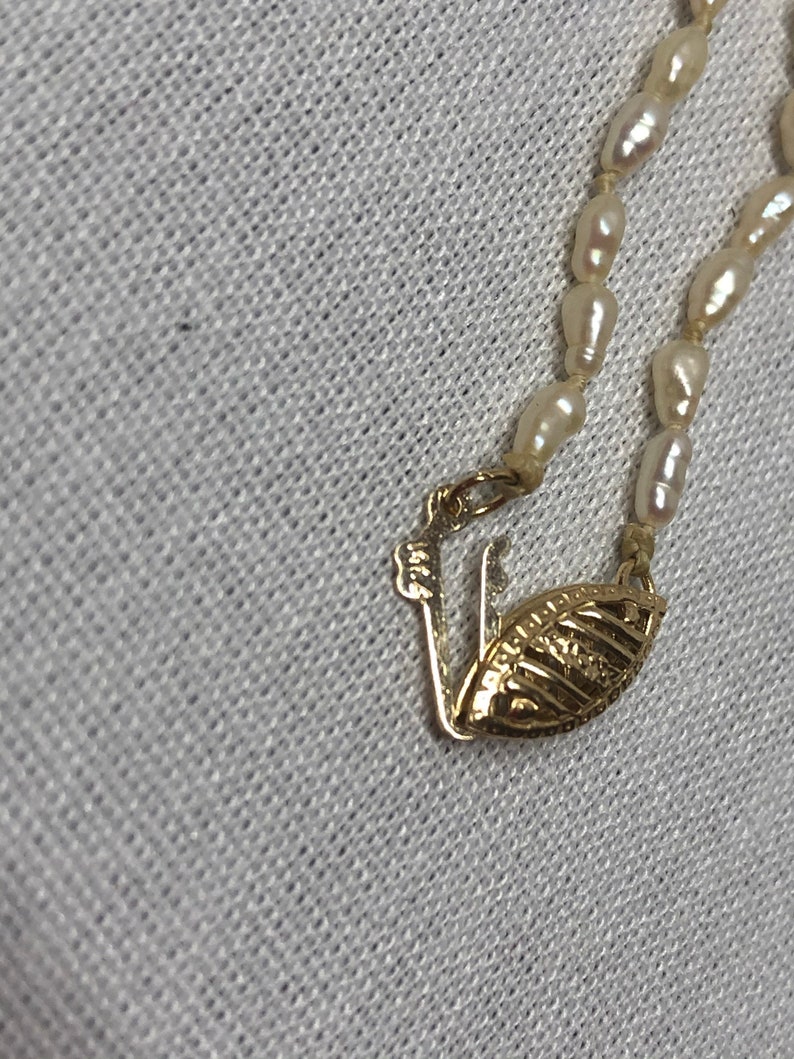 14K Freshwater Pearl Necklcae