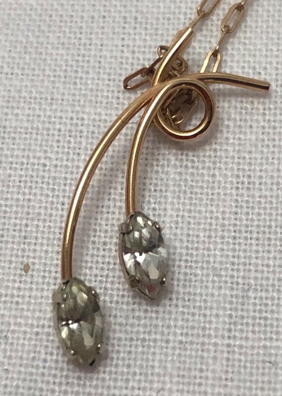 Boucles D'oreilles Vintage à Vis Signées KREMENTZ - Bleues - Occasion Bon état