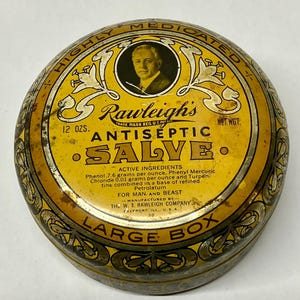 Antique salve tin - Etsy 日本
