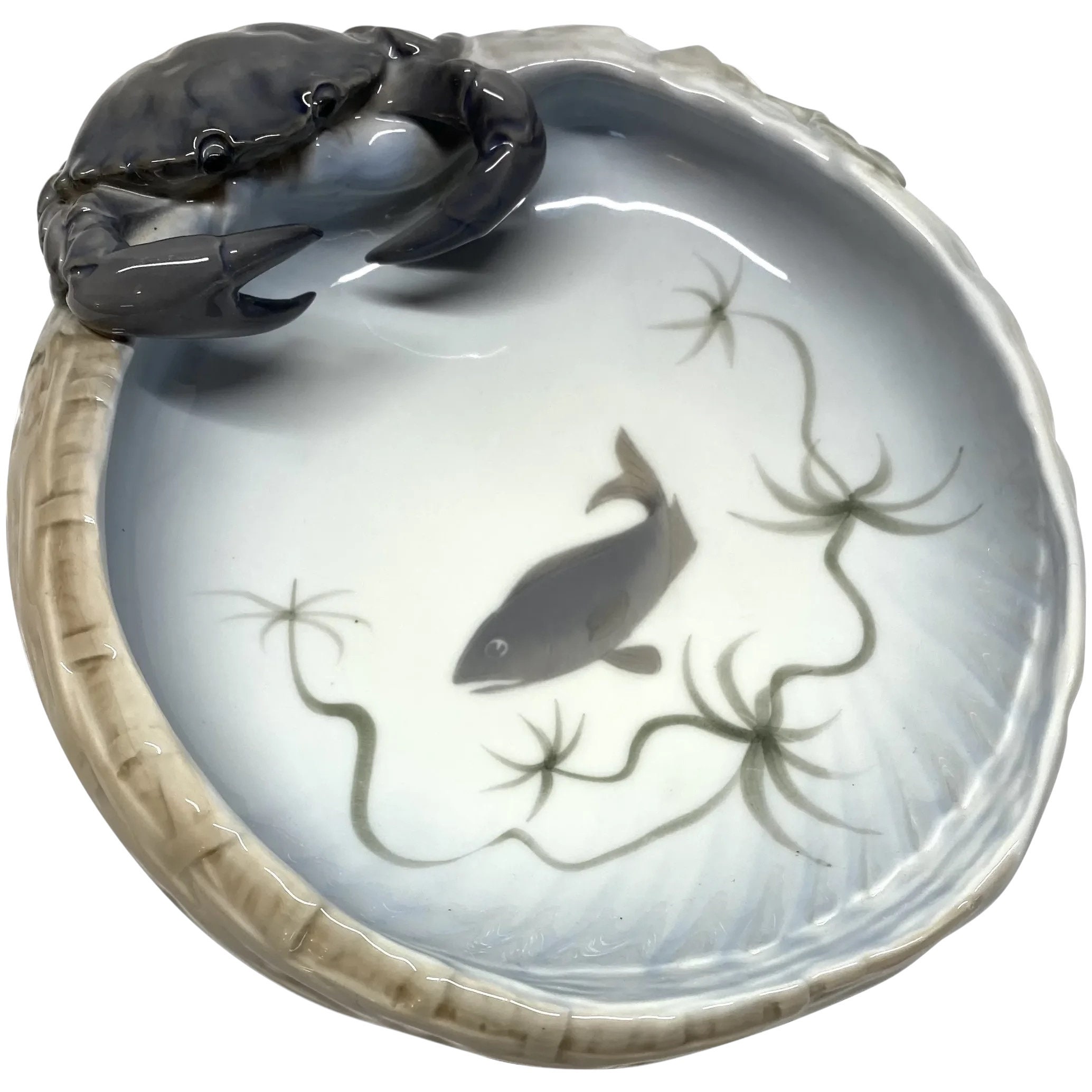 ロイヤルコペンハーゲン蟹鉢  Crab plate Amazon.co.jp: ロイヤルコペンハーゲン蟹鉢Royal Copenhagen Crab