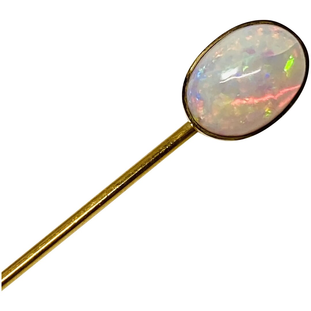 opal tie pin