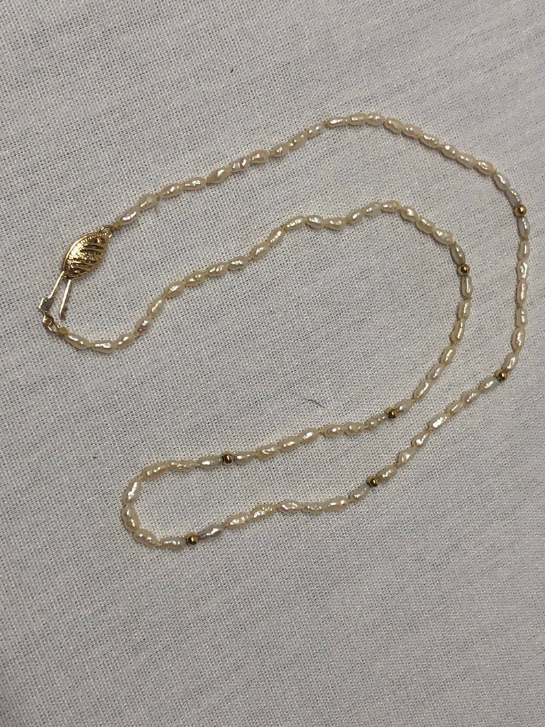 14K Freshwater Pearl Necklcae