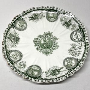 1902 Coronation plate Edward VII & Alexandria