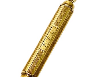 W.S. Hicks 14K Gold Chatelaine Mechanical Pencil