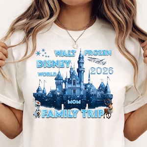 Frozen Disney Castle Family Trip Shirt 2026