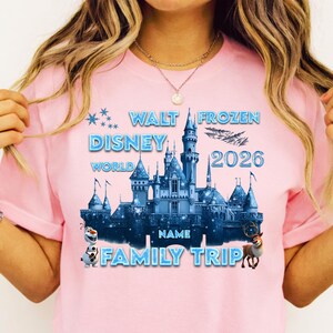Frozen Disney Castle Family Trip Shirt 2026