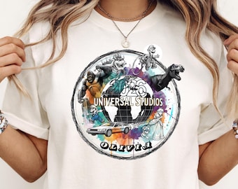 Universal Studios Trip Shirt, 2026 Family Vacation Tee, Custom Sketch Style