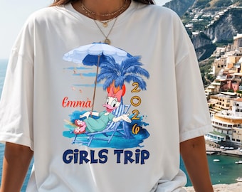 Summer Trip Beach Disney Mickey Friends: Matching T-Shirt Disneyland Vacation 2026, Custom Disney cruis World Shirt, Personalized Characters