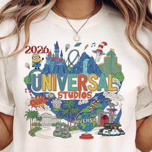 Universal Studios Trip Shirt 2026, Family Vacation Matching Tee, Personalized Group Travel Theme Park Shirt
