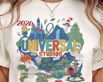 Universal Studios Trip Shirt 2026, Family Vacation Matching Tee, Personalized Group Travel Theme Park Shirt