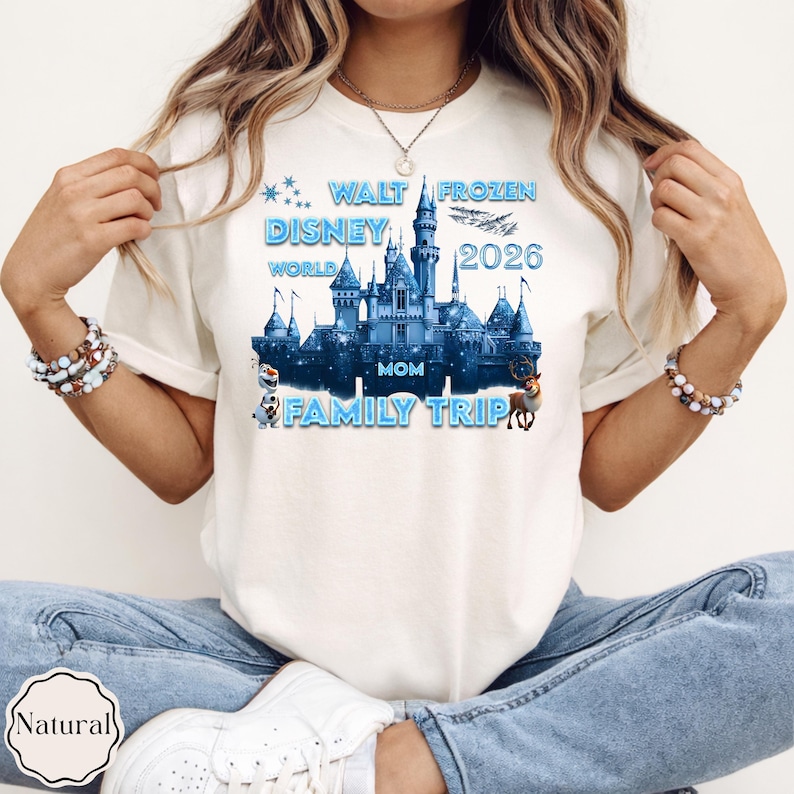 Frozen Disney Castle Family Trip Shirt 2026