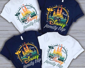 Personalized Disney Trip 2026 shirt, Disneyland 2026 Family Matching Shirts, Mickey & friends Tee,Disney Vacation Shirts, Magic Kingdom