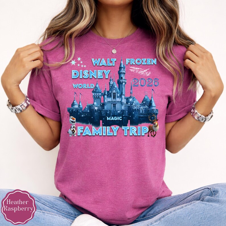 Frozen Disney Castle Family Trip Shirt 2026