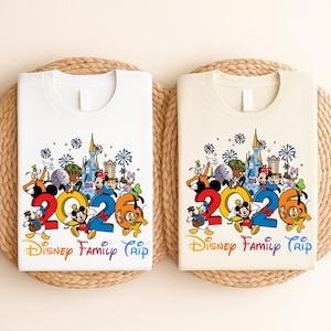 2026 Disney family Vacation Matching Trip Shirts
