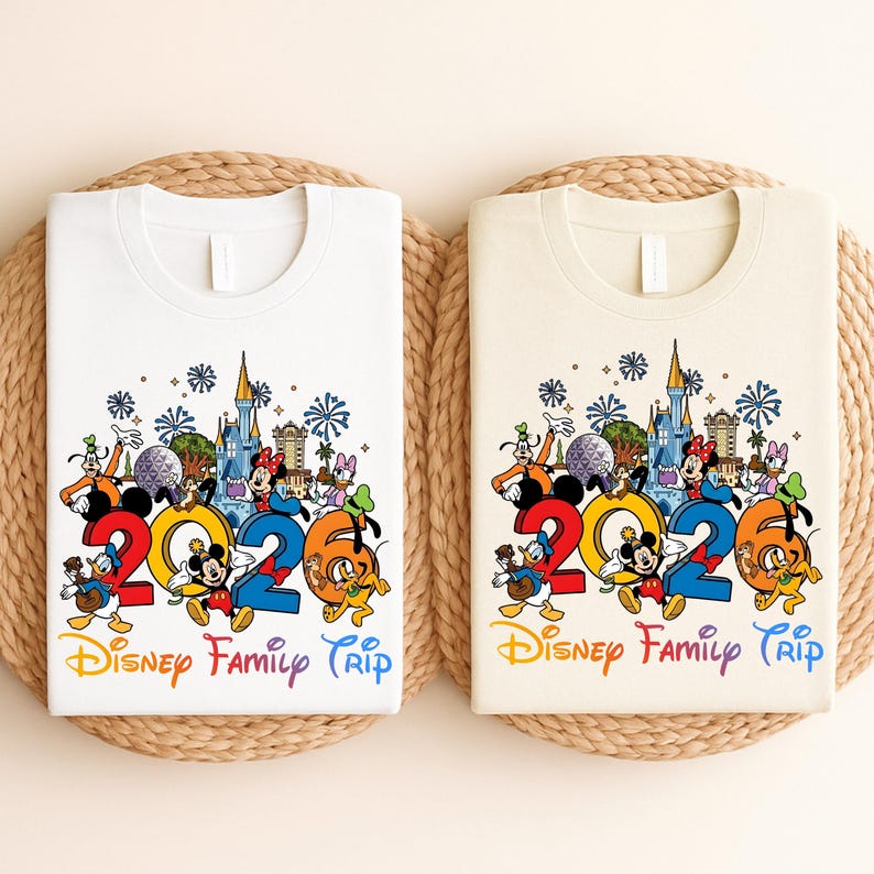 2026 Disney family Vacation Matching Trip Shirts
