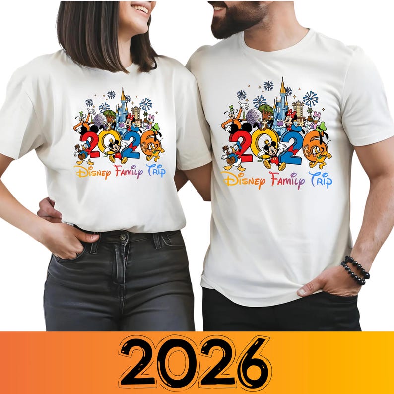 2026 Disney family Vacation Matching Trip Shirts