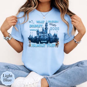 Frozen Disney Castle Family Trip Shirt 2026