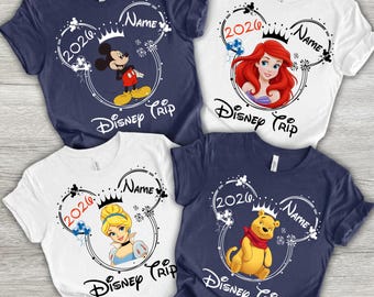 Disney Family Shirts, Disney Character Matching Shirts 2026, Disney Trip Shirt, Disney World Shirt, Disney Vacation, Disneyland trip Shirt