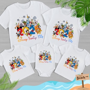 2026 Disney family Vacation Matching Trip Shirts
