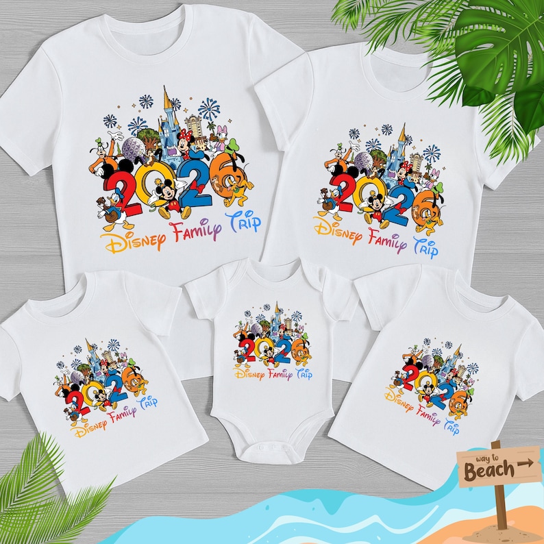 2026 Disney family Vacation Matching Trip Shirts