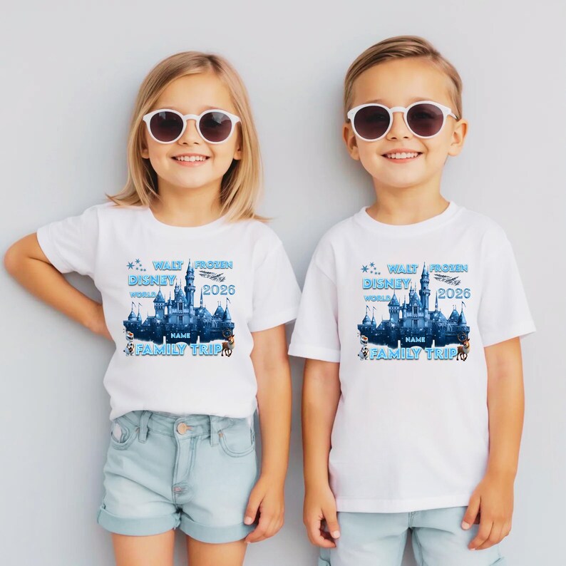 Frozen Disney Castle Family Trip Shirt 2026