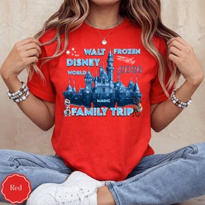 Frozen Disney Castle Family Trip Shirt 2026