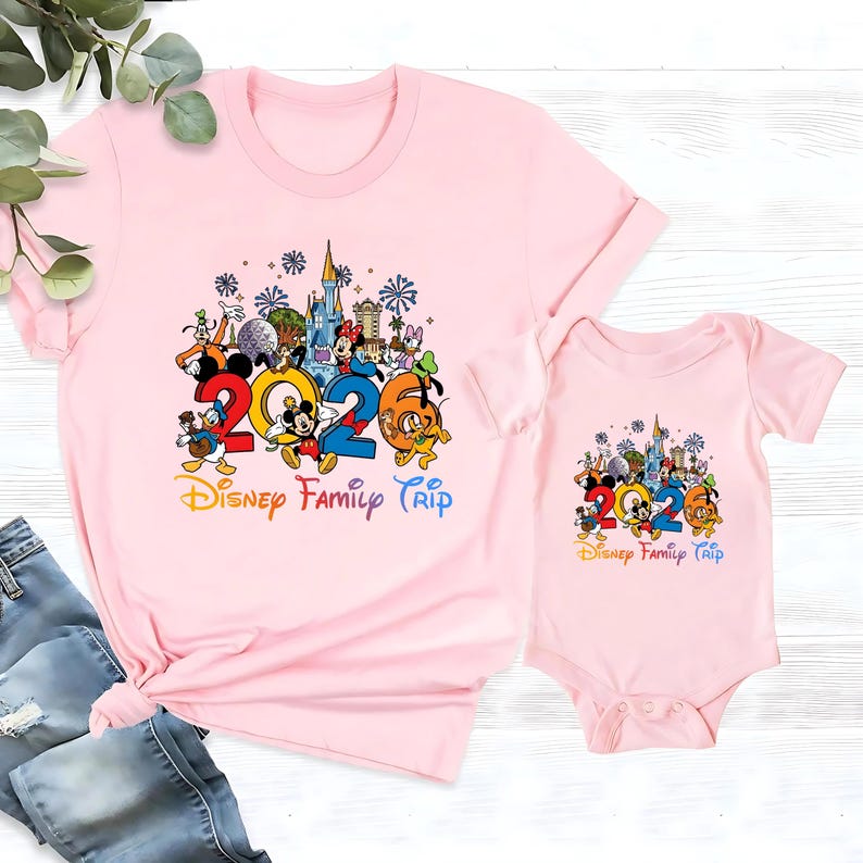 2026 Disney family Vacation Matching Trip Shirts