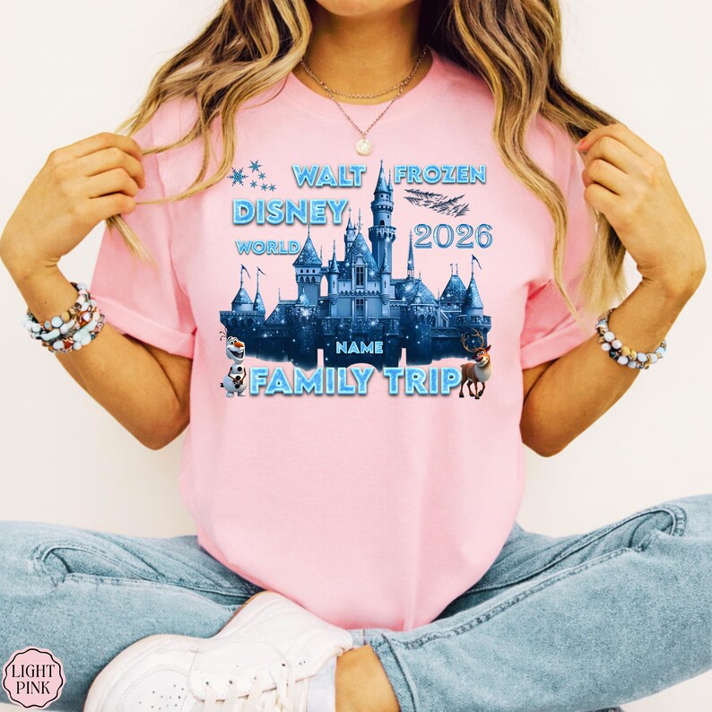 Frozen Disney Castle Family Trip Shirt 2026