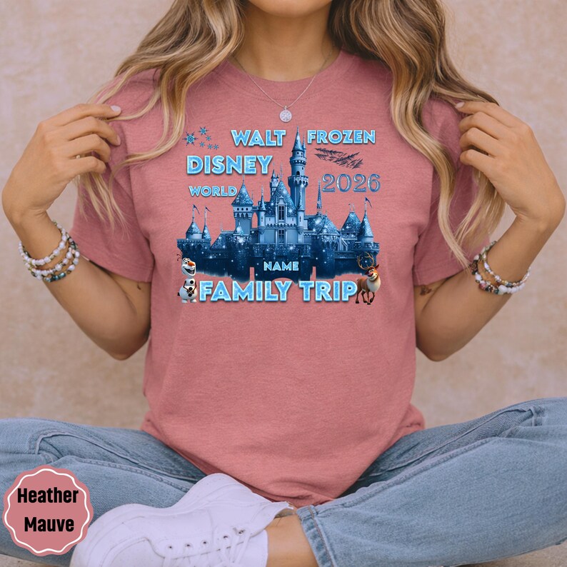 Frozen Disney Castle Family Trip Shirt 2026