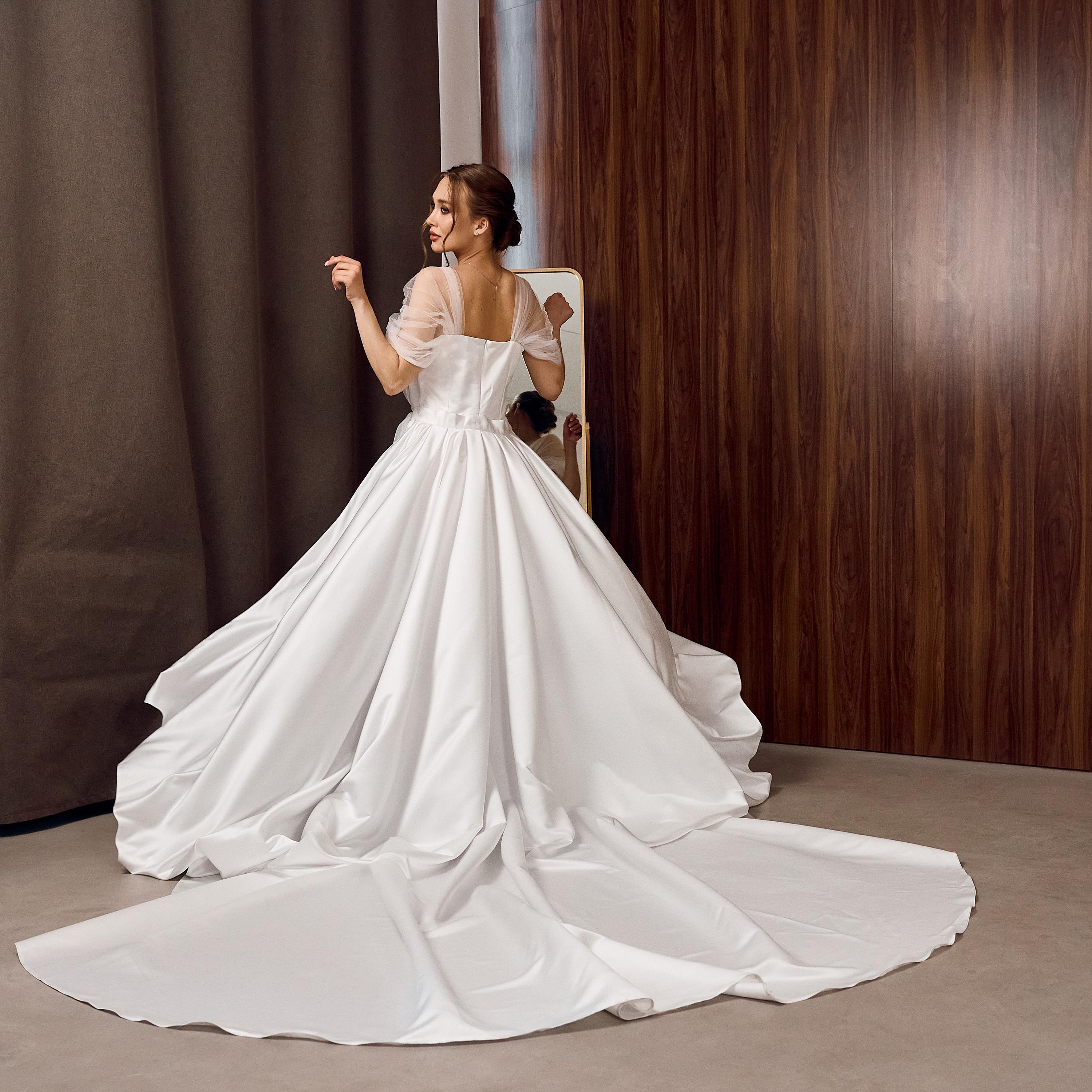 Sposa Gonna Con Girasoli GIRASOLE Abito Da Sposa Ampio Luccicante