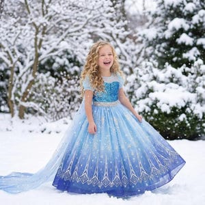 Elsa Sparkly Cape - Etsy