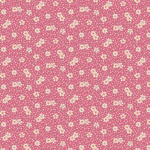 Aunt Grace Calicos,  Blooms R350683 Pink, Marcus Fabrics, Judie Rothermel, Quilting Fabric