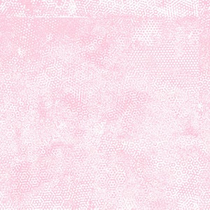 May include: A pink and white textured background with a subtle pattern of small circles and lines.