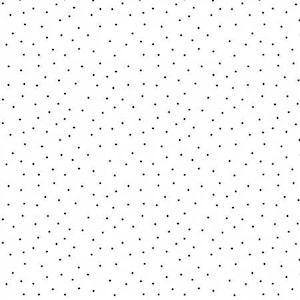 May include: A white background with a repeating pattern of small black dots.