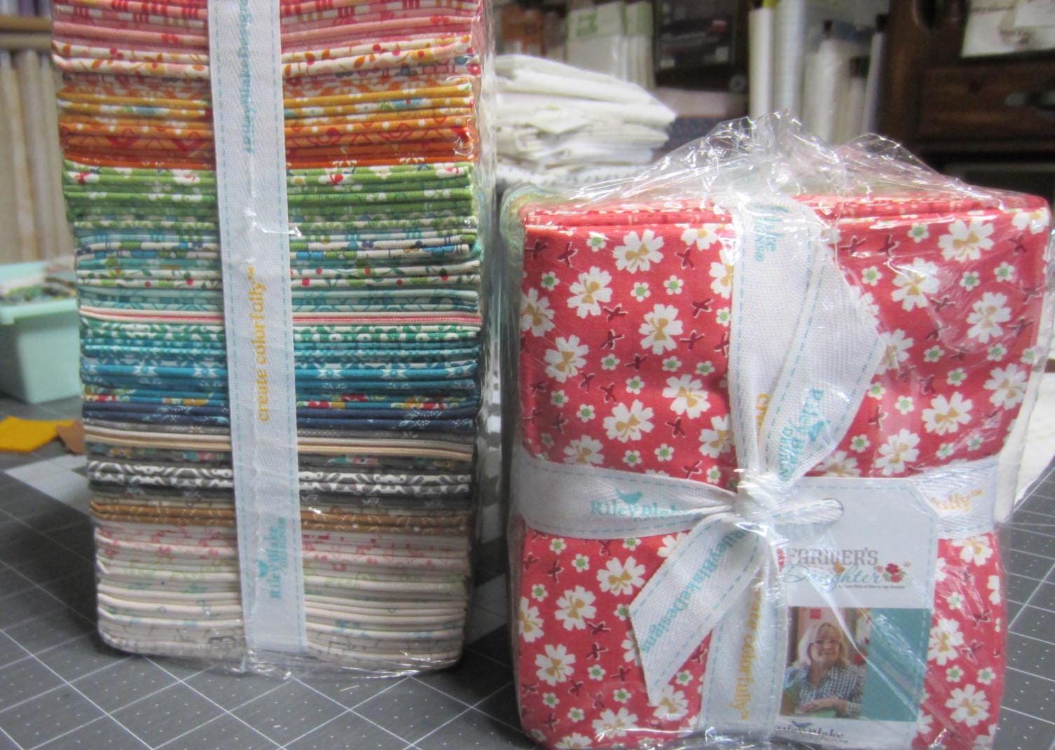 Farmers Daughter Fat Quarter Bundle, Riley Blake Fabrics, Lori Holt Bee ...