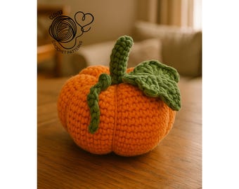 Pumpkin Crochet Pattern, Crochet Pumpkin Pattern, Pumpkin Ornament Pumpkin Decoration Halloween Autumn Fall Thanksgiving, Easy Crochet Pdf