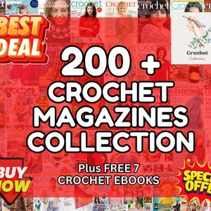 200+ Crochet Magazine Collection, Crochet, Crochet Patterns, Crochet Magazines, Crochet PDF, Crochet Collecion PDF, Crochet Tutorial