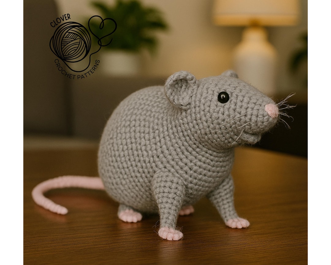 Rat Crochet Pattern, Rat Amigurumi, Rat Crochet Pattern PDF, Realistic ...