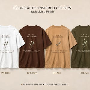 Growth Mindset Shirt, Christian T Shirt, Mindfulness Graphic Tee, Oversized Christian Tee, Inner Freedom Shirt image 6
