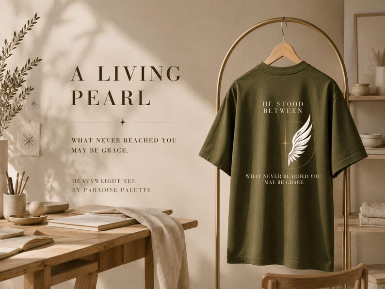 彼はクリスチャンシャツ、シャカウェアグラフィックTシャツ、メンズクリスチャンシャツ、ヘビーウェイトフェイスTシャツ、グレースシャツの間に立った 画像 3