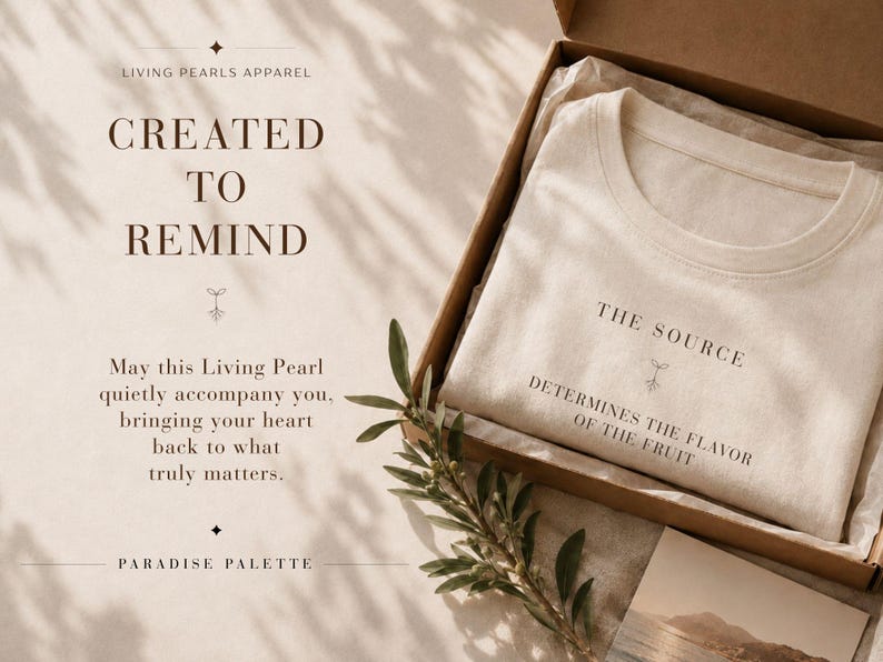 Kristen inspirerande skjorta, herrtröja med tro, upplyftande unisex-tröja, The Source Graphic Tee bild 7