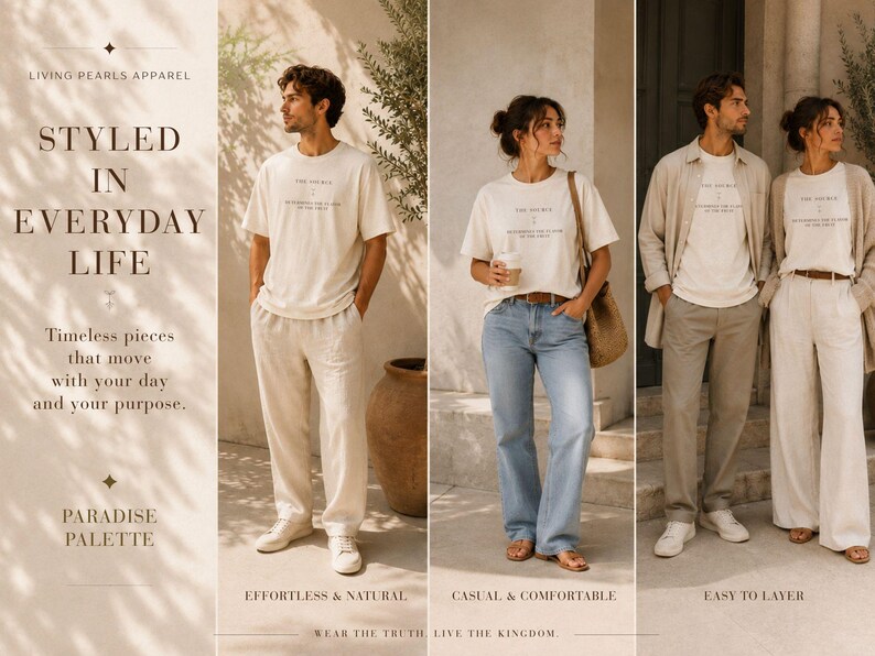 Kristen inspirerande skjorta, herrtröja med tro, upplyftande unisex-tröja, The Source Graphic Tee bild 6