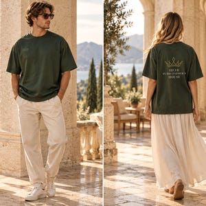 Child of God Shirt, An Heir in His Father's House, Baptism Gift, Christian Mens Shirt, Mens Faith Shirt, Christian T Shirt image 8