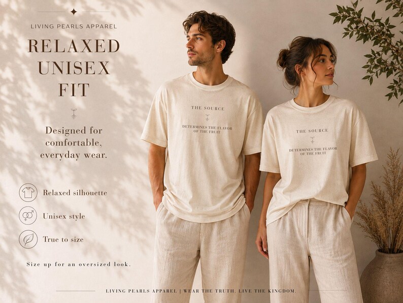 Kristen inspirerande skjorta, herrtröja med tro, upplyftande unisex-tröja, The Source Graphic Tee bild 5