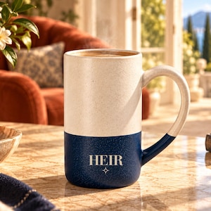 Mug chrétien, cadeau de baptême, verre de famille, cadeau symbolique pour lui ou elle image 1