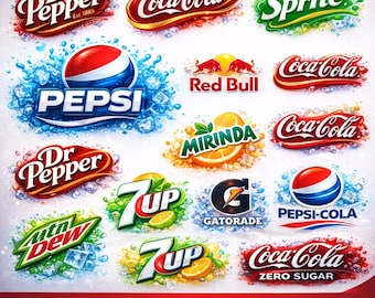 Coca-Cola Inspired Logo – Classic Vintage Brand Design