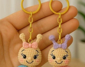 Crochet Snail Keychain Pattern | Beginner Friendly Amigurumi (PDF)