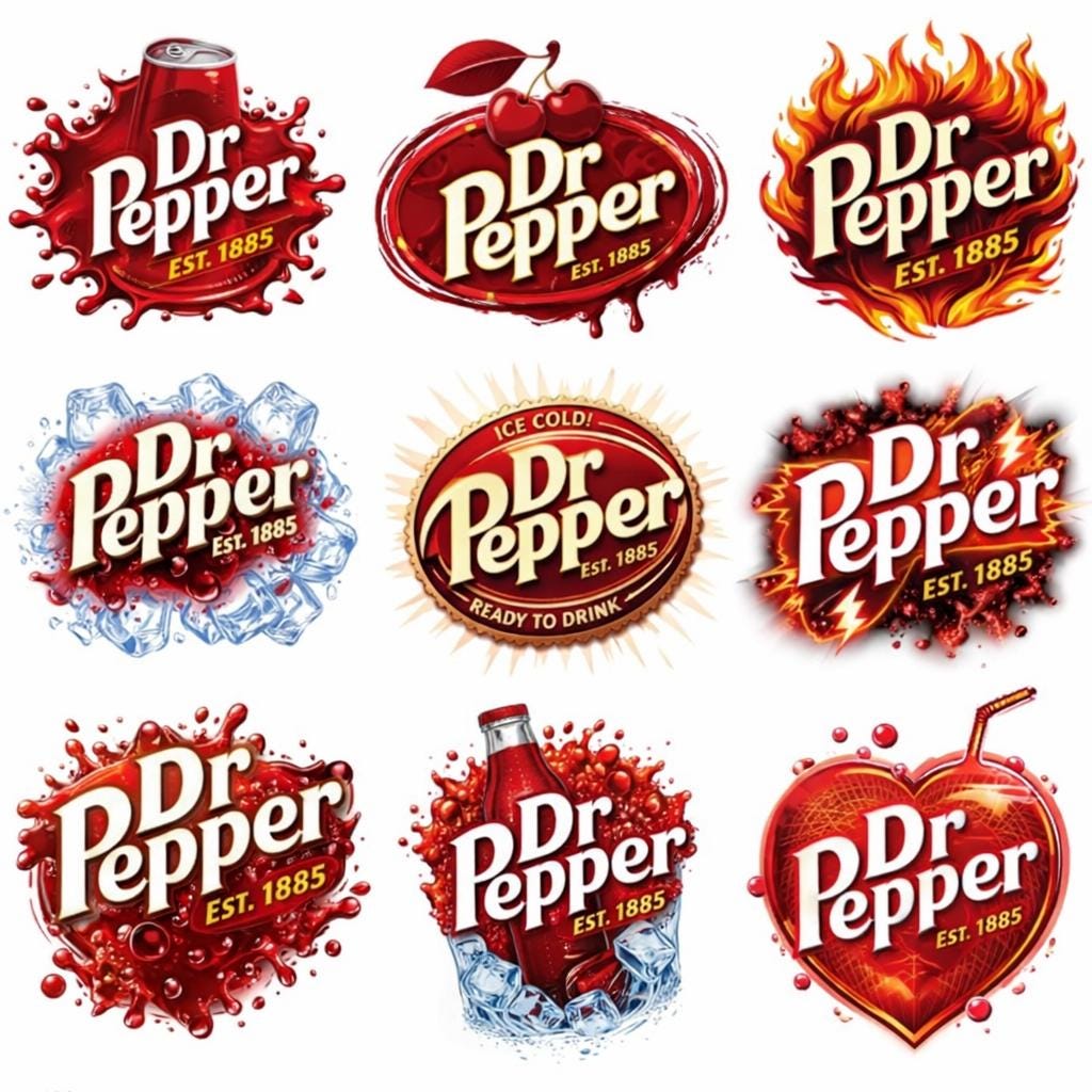 Dr Pepper Logo SVG Bundle | Creative Soda Designs for Cricut - Etsy