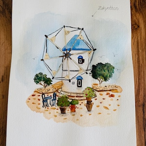 watercolor painting, watercolor picture